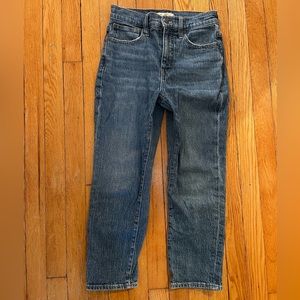 Madewell classic straight jean - 25P